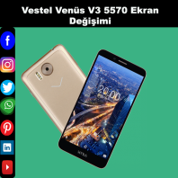 Vestel Venüs V3 5570 ekran değişimi
